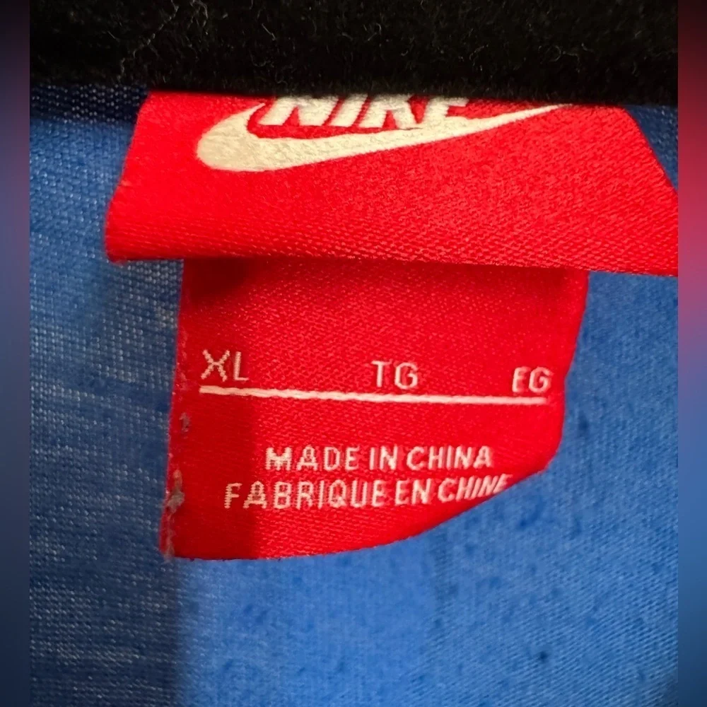 Nike Blue Graphic Sleeveless Muscle Tee Shirt